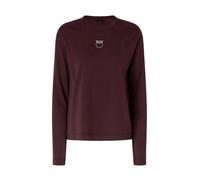 PINKO - T-shirt Manica Lunga Love Birds - - Tops - Donna - Marrone - M