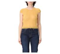 PINKO - Tambora Maglia Crepe - - Knitwear - Donna - Giallo - M