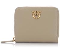 Pinko Taylor Zip Around Vitello Seta, Accessori da viaggio- Portafogli Donna, I68q_noce-antique Gold, 13