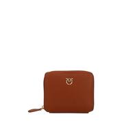 Pinko TAYLOR ZIP AROUND VITELLO SETA marrone L48Q CUOIO 11X3X13