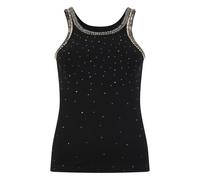 PINKO - Top a coste con decorazioni gioiello - - Tops - Donna - Nero - L
