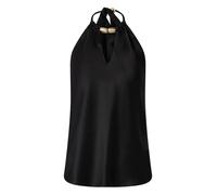 Pinko top Briscola in raso nero