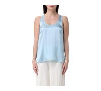 PINKO - Top Cami in Seta - - Tops - Donna - Blu - S