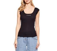 PINKO - Top in Cotone a Costine - - Tops - Donna - Nero - M