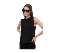 PINKO - Top in Cotone Senza Maniche - - Tops - Donna - Nero - XS