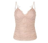 PINKO - Top in pizzo con scollo a V - - Tops - Donna - Rosa - L