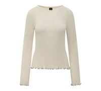 PINKO - Top Lavorato a Maglia con Volant - - Knitwear - Donna - Beige - M