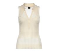 PINKO, ,Tops ,Donna ,Beige ,M Top senza Maniche a Costine