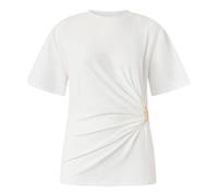 PINKO, ,Tops ,Donna ,Bianco ,L T-shirt a maniche corte con girocollo