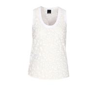 PINKO, ,Tops ,Donna ,Bianco ,S Casual Canotta Bianca Cotone Seta