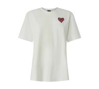 PINKO White Cotton T-Shirt - S