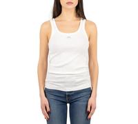 Pinko canotta a costine Calcolatore bianco