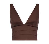 PINKO, ,Tops ,Donna ,Marrone ,S Top Scollo a V