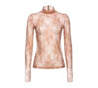 PINKO - Traminer Maglia Pizzo Strech Laminato - - Tops - Donna - Beige - L
