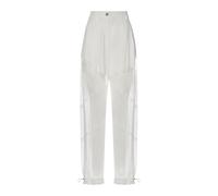 PINKO, ,Trousers ,Donna ,Bianco ,S Straight Pantaloni