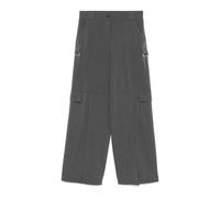 PINKO, ,Trousers ,Donna ,Grigio ,S Pantaloni Cargo Ampia Gamba Grigio