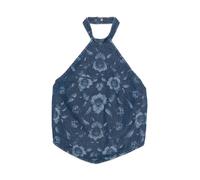 PINKO - Urlo Floral Top - - Tops - Donna - Blu - S