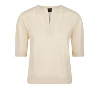 PINKO - Varsavia V Neck Short Sleeve Sweater - - Knitwear - Donna - Beige - M