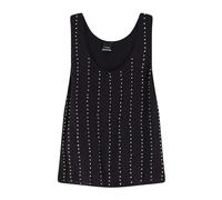 PINKO - Vest Top with Jewel Stripes - - Tops - Donna - Nero - L