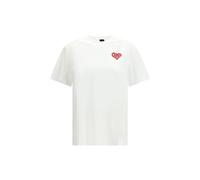 PINKO White Cotton T-Shirt - L