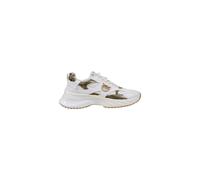 PINKO White Leather Chunky Sneakers - EU37/US7