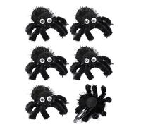 PinkSheep 6 Pezzi Accessori per capelli di Halloween per bambini ragazza, Clip per capelli ragno per le donne, decorazione costume di Halloween Accessori giorno capelli pazzo