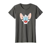 Pinky And The Brain Pink Maglietta, Donna, Asfalto, S