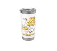 Pinky and the Brain Pondering Bicchiere termico in acciaio inox doppia parete