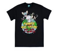 Pinky and The Brain Take Over The World Maglietta Adulto Unisex (TT1042)