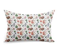 PinkZebra: federa per cuscino per bambini, 40 x 60 cm, 100% cotone, federa per cuscino, certificata secondo lo standard Öko-tex 100, federa per cuscino per bambini con cerniera, avventura nella