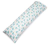 PinkZebra federa per Cuscino per chi dorme sul fianco, 40 x 145 cm, in 100% cotone, per bambini e adulti, federa con chiusura lampo, Öko-Tex, Riccio