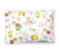 PinkZebra Fodera per cuscino 30 x 45 cm per bambini e neonati, fodera in 100% cotone, cuscino per ragazze e ragazzi, certificato Öko-Tex Standard 100, con cerniera, prodotto nell'UE, coccinella