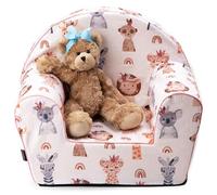 PinkZebra Fodera per poltrona da bambino in schiuma, fodera per poltrona, passato, per sedia da bambino, dimensioni 51 x 34 x 42 cm, seduta 26 x 26 cm, Oeko-Tex Standard 100 animali indiani