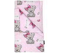 PinkZebra Set di 3 pezzi di biancheria da letto per bambole, coperta + cuscino + materasso, fino a 43 cm, per carrozzina di bambola, per letto di bambola, It's A Girl