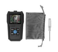 Pinless Moisture Meter LCD Digitale 4 in 1, Rilevatore di Umidità Senza Puntine per Legno, Muri e Pavimenti con Display a Colori e Allarme Acustico