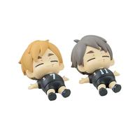 Pinloo 2 statuette Miya Osamu, modello 4 x 7 cm, mini statuetta in PVC, anime Miya Atsumu Action Figurine, decorazione per torte, regali da collezione