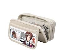 Pinloo Ayanami Rei Astuccio Ayanami Rei Astuccio Asuka Langley Soryu Cancelleria Organizzatore Anime Periferica Stagione scolastica Regali per i fan, Tipo 3, 21,5*7,5*13cm, Astuccio
