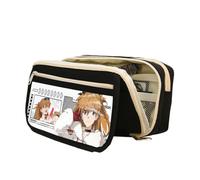 Pinloo Ayanami Rei Astuccio Ayanami Rei Astuccio Asuka Langley Soryu Cancelleria Organizzatore Anime Periferica Stagione scolastica Regali per i fan, Tipo 6., 21,5*7,5*13cm, Astuccio