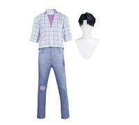 Pinloo Baby Saja Cosplay Costume Mystery Baby Saja Uniform Tuta con parrucca Jinu Halloween costumi Abby Comic Con Cosplay Costume
