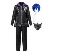 Pinloo Kirishima Ayato Cosplay Uniform Outfit Kirishima Ayato Parrucca Halloween Maschera Anime Personaggio Cosplay Costumi Carnevale Festa