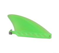 Pinna centrale morbida SUPs con vite, pinne da surf in PVC di alta qualità per tavola lunga Air SUP, compatibile con Longboard Fin Box, ideale per corsa sul fiume e acque bianche (verde)