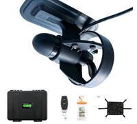 Pinna elettrica motorizzata a 12 V surf e SUP, Motore traina su belly boat | Propulsore subacqueo/pinna elettrica per paddle board, Motore elettrico a pinna per Stand Up Paddle, Include batterie