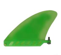 Pinna flessibile per tavola da surf da 11,6 cm per longboard in TPU con composizione del materiale ambientale e base di bloccaggio a vite (verde)