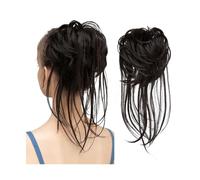 Pinna per capelli Postino for capelli ricci elastici sintetici giornalieri Scrunchie Nero Biondo Marrone Capelli finti naturali Fascia for chignon Updo Ciambella Utilizzato per fissare e decorare i ca