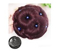 Pinna per capelli Treccia sintetica artificiale Artiglio in coda di cavallo Capelli Chignon Coda di cavallo Estensione chignon Parrucchino da donna Coda di cavallo Chignon riccio e scrunchy Utilizzato