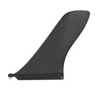 Pinna per tavola da surf Anomaly, pinna centrale in PVC di alta qualità per longboard e paddle board, leggera, 9 pollici, colore nero, con design a linea di scia bilanciata per un
