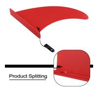 Pinna scorrevole 9 pollici pinna da surf materiale nylon protezione tavole da pa