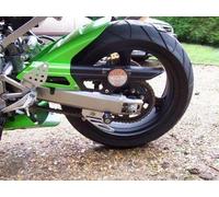 pinna sicurezza catena anodizzata argento Cagiva Raptor 650 All Years R&G