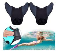 Pinne da nuoto antiscivolo a forma di sirena, pinne da immersione leggere con lama media-lunga per l'allenamento, tasca per il piede comoda, accessorio essenziale per la spiaggia estiva, attrezzatura 