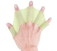 Pinne da nuoto con ragnatele a cinque dita ispirate alle rane, design idrodinamico, riutilizzabili, in silicone, ultra leggere, per allenarsi, taglie S, M, L, per giovani, donne, uomini, piscina e